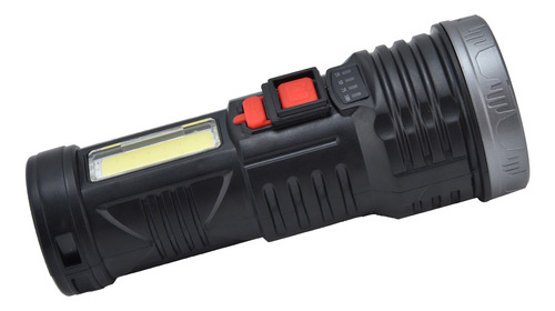 Linterna Led Con Luz Lateral Cob Carga Usb Linterna