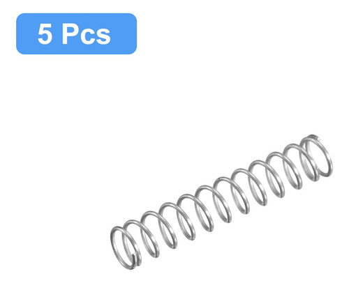 Yn Muelle De Compresión, 5 Piezas, 3,5 X 0,2 X 15 Mm