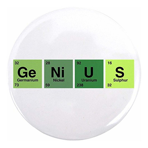 2.25 Inch Button Genius Periodic Table Of Elements