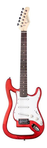 Guitarra eléctrica Babilon Vintage Ghost de roble roja brillante con diapasón de palo de rosa