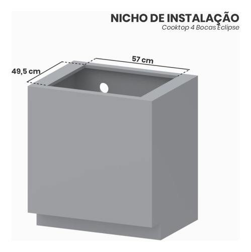 Cooktop De Inducao 4 Bocas Venax Eclipse Preto 220 V