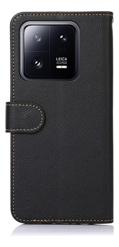 Funda De Cuero Antirrobo Con Rfid Para Xiaomi, Duradero