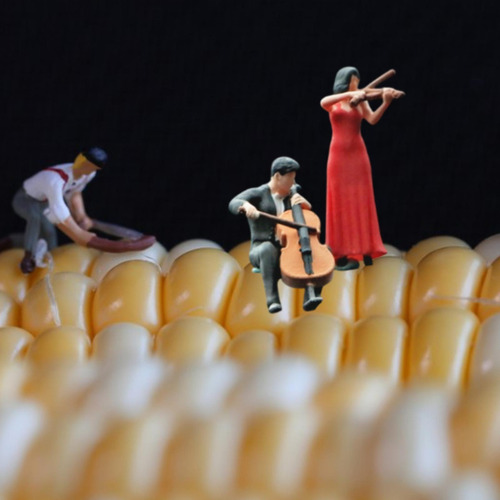 2 Figuras De Músico A Escala 1/64, Mini Figuras De