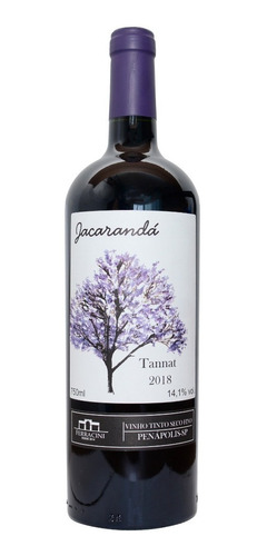 Vinho Jacarandá Tannat Flora Paulista