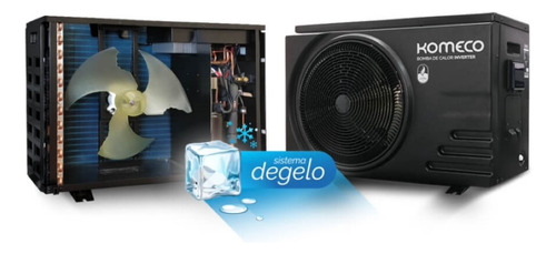 Aquecedor Piscina Bomba Calor Inverter Wifi Komeco - 75.000l