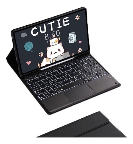 Para iPad Pro 11(3ra Generación) Funda Con Teclado Iluminado