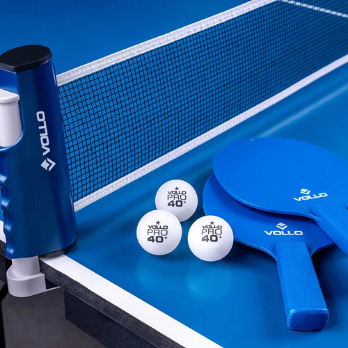 Kit Raquete Completo Tênis De Mesa Ping Pong Bolinha Vollo