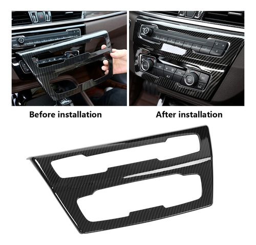 Panel De Cd De Fibra De Carbono Para Bmw X1 F48
