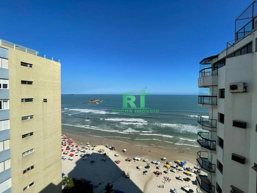 Imagem 25 de 30 de Cobertura Duplex, Frente Mar, Vista Para O Mar, Alto Padrão, 4 Dormitórios Sendo 2 Suítes, 3 Vagas De Garagem, Pitangueiras, Guarujá/sp - Co0040