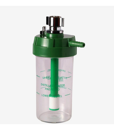 Vaso Humidificador De Oxígeno Reutilizable Con Cánula