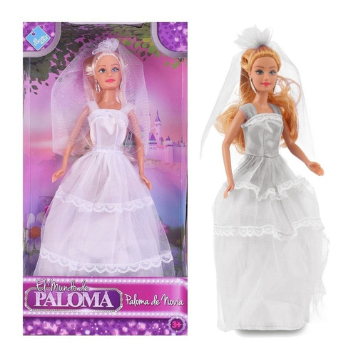Imagen 3 de 6 de Muneca Paloma Novia Vestido Fashionista Cod 7571 Bigshop