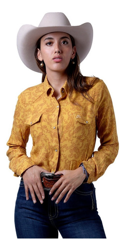 Camisa Vaquera Amibas Amarillo Cm089