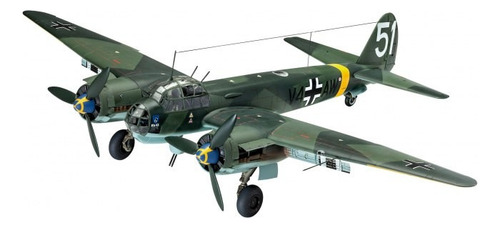 Kit de montaje Junkers Ju-88 A4 Revell 1/48 para avión