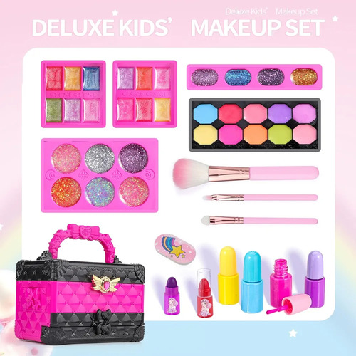 Maleta De Maquillaje Lavable. Para Niñas