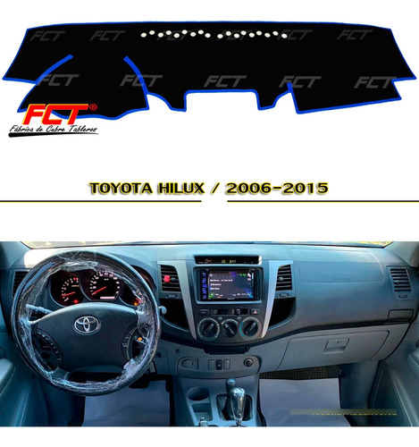 Cubre Tablero Premium / Toyota Hilux / 2007 2008 2009 2010