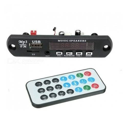 Modulo Bluetooth Reproductor Mp3 12v Usb/sd Con Control