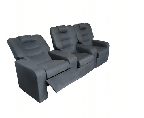 Sillon Cine En Casa Tela Antimanchas Reclinable