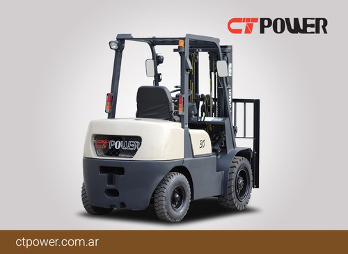 Autoelevador Ct Power 7ls Diesel Fd25 2.5tn - Motor Isuzu