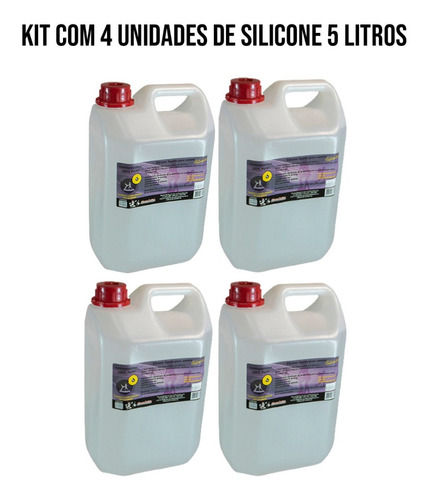 Silicone Liquido Para Esteira 5lts - Caixa 4un Promoção