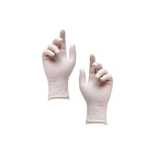 Guantes descartables antideslizantes Bremen Examinación color blanco talle L de látex con polvo x 100 unidades