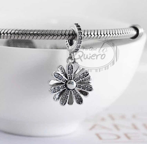 Charm 100% Plata S925 Flor Hope Esperanza Para Pandora