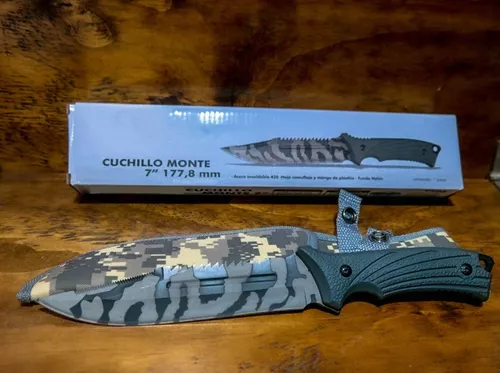 Cuchillo Navaja Campismo Supervivencia Tactico Militar 9403