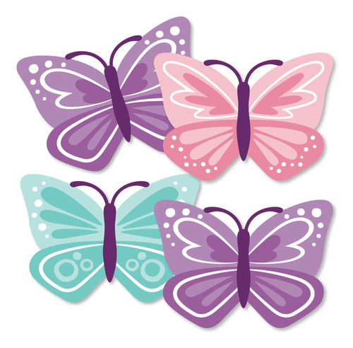 Gran Punto De Hermosa Mariposa - Decoraciones Diy Floral Bab