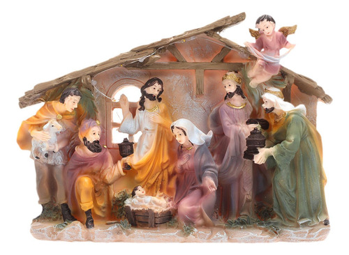 Juego De Figuras De Belén Navideño, Coleccionables, Adorno