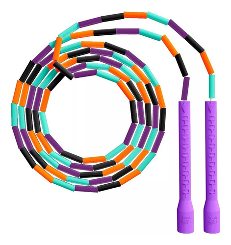 Corda De Pular Segmentada + Pacote Extra Com 100 Segmentos