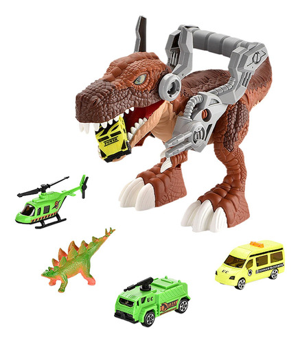 Camión Transportador De Dinosaurios, Juguete De Transporte