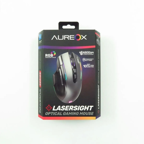 Imagen 1 de 9 de Mouse Aureox Lasersight Gaming Gm400