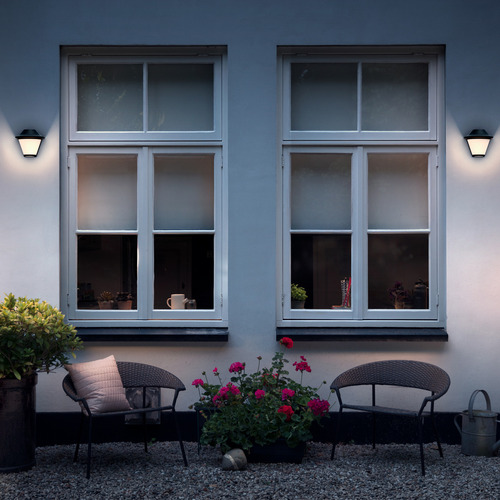 Aplique De Pared Exterior Philips Mygarden Serres Negro