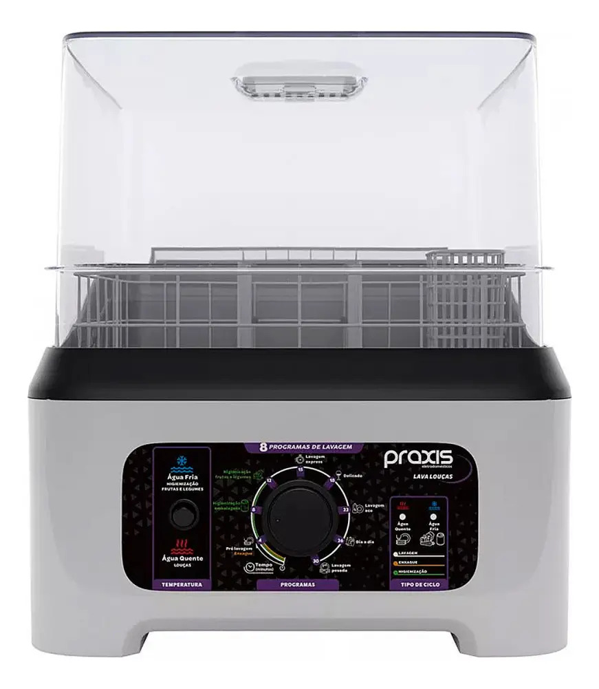 Lava Louças Praxis Portátil LLPP Semi-Automática Branca