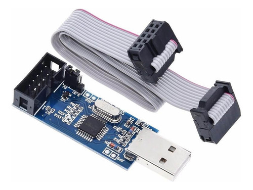 3 Adaptador Usbasp Programador Usb Con Cable Para Atmega128