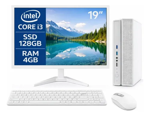 Computador Slim Br Completo I3 8ª Gen 8gb Ssd 256gb Win 11