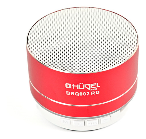 Parlante Bluetooth Hügel Brq002 Portatil 3w Rojo Cuota