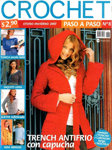 Revistas Crochet Paso-a-paso Otoño Invierno 2007 N°7y8