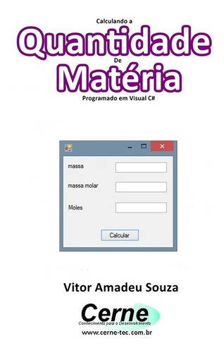 Livro Calculando A Quantidade De Matéria Programado Em Vi...