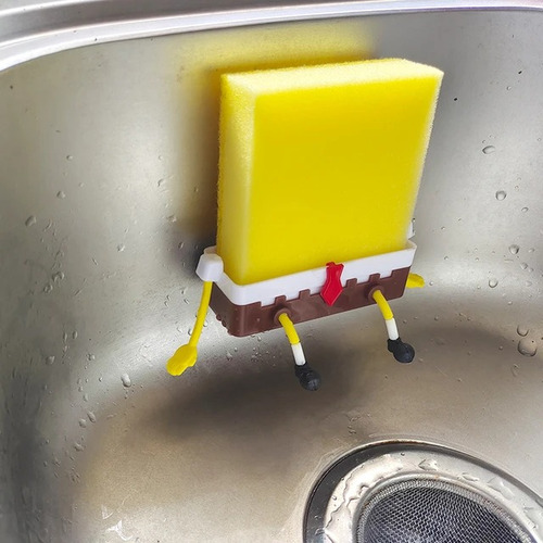 Esponja Para Trastes Ibaram Con Diseño De Bob Esponja