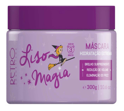 Liso Magia Retrô Máscara Hidratação 300g