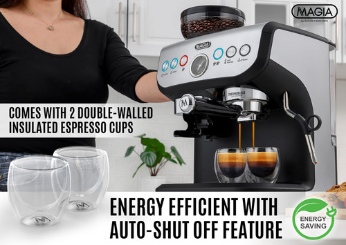 Máquina De Café Expresso Zulay Kitchen Magia Manual Com Moed