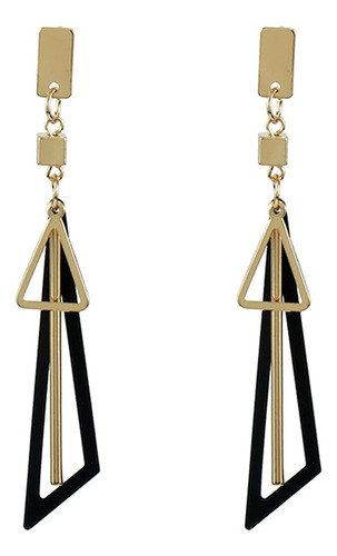 Aretes Colgantes Triangulo Metal Varios Capas Geometricos Ar