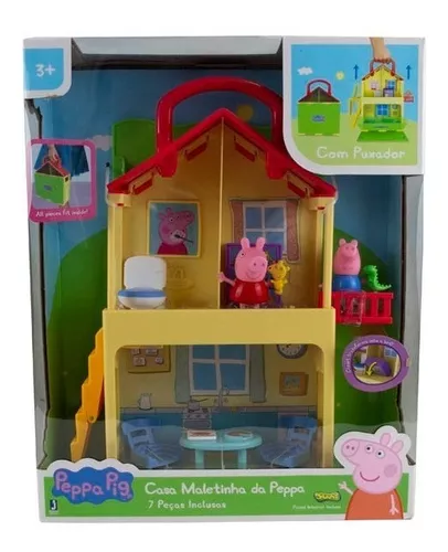 Casa Maletinha Pons' Play Da Peppa Peppa Pig Jazwares Sunny - Pirlimpimpim  Brinquedos