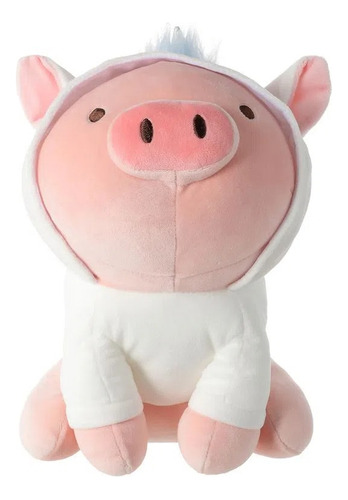 Cerdito Con Sudadera Unicornio Ultrasuave Cerdo 27cm Miniso