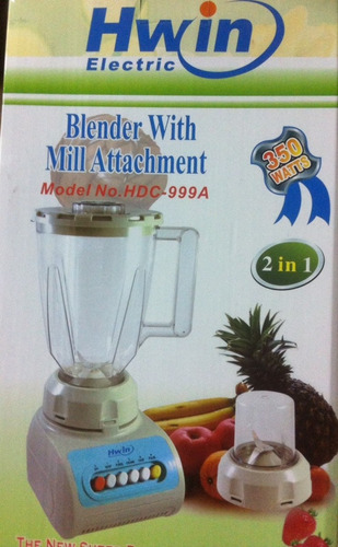 Licuadora Hwin 5 Velocidades Envase Plastico Minipicatodo