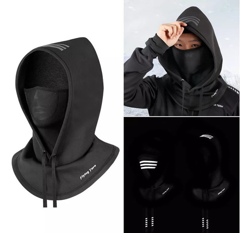 A Mask Man Para Clima Frío A Negro 1 Con Red 2024