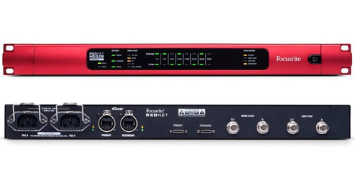 Bridge Focusrite Rednet Hd32r Para Pro Tools|hd 32canales