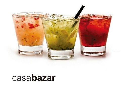 Imagen 2 de 6 de Vaso Ilhabela Whisky Nadir 350 Ml Conico Trago Jugo X12 Uni