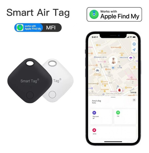 Kit 2x Smart Air Tag Compativel Apple Find My Gps C/ Nf
