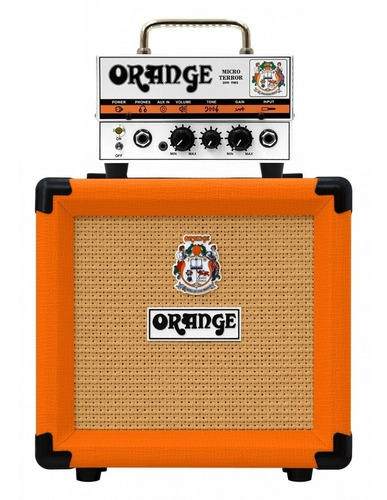 Orange Micro Terror Stack Valvular Cabezal 20 Watts Cuot